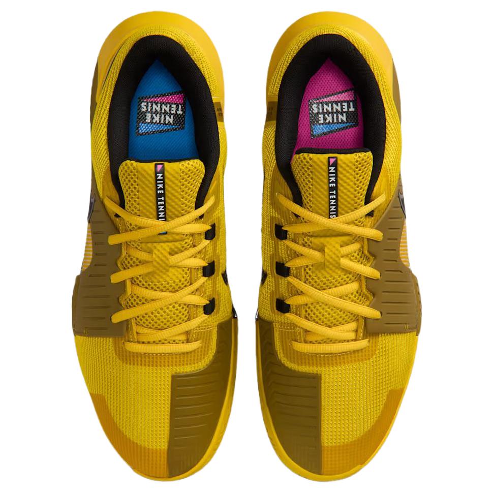 Nike Мужские теннисные кроссовки Zoom GP Challenge 1.5 с поддержкой отскока, низкие, желтые IQ5181-300