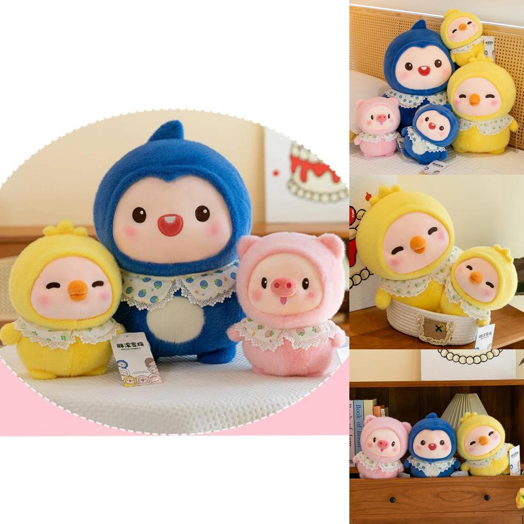 Очаровательный толстый перекатывающийся пингвин-монстр, мягкая игрушка для любителей игровых автоматов с клешней