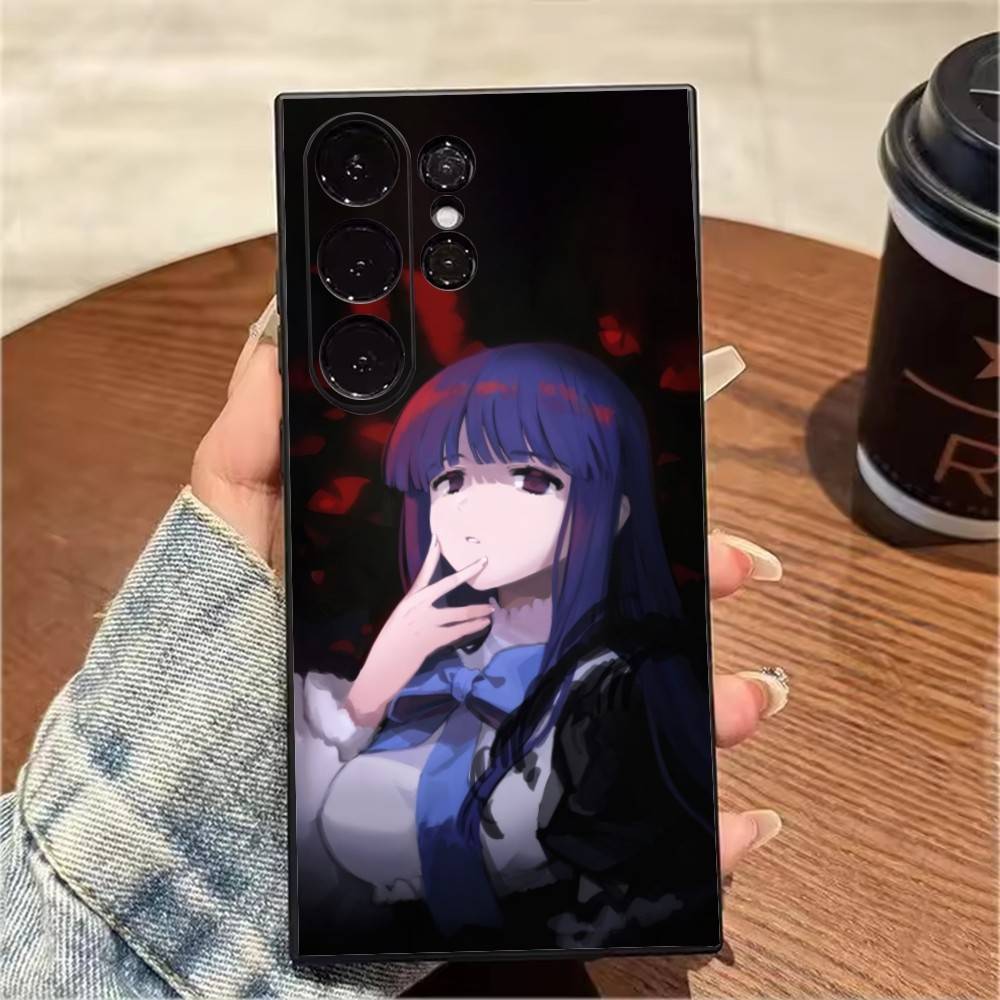 Чехол для телефона Manga U-UminekoS W-When They Cry для Samsung S25,S24,S21,S22,S23,S20,Ultra,S26,Plus,Fe,Note,5G Черный