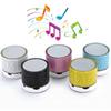 Portable Mini Cracked Bluetooth Speaker With Led Light Wireless Speaker Gift Car Home Outdoor