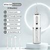 Portable Electric Dental Scaler with Water Flosser - Handheld Tartar Remover Jet Cleaner for Home Oral Care with 3 Cleaning Modes Rechargeable Teeth