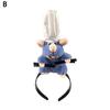 Повязка на голову Cooking Mouse King с 2 зажимами, легкая, плюшевая повязка для волос в виде мыши, противоскользящая, набитая