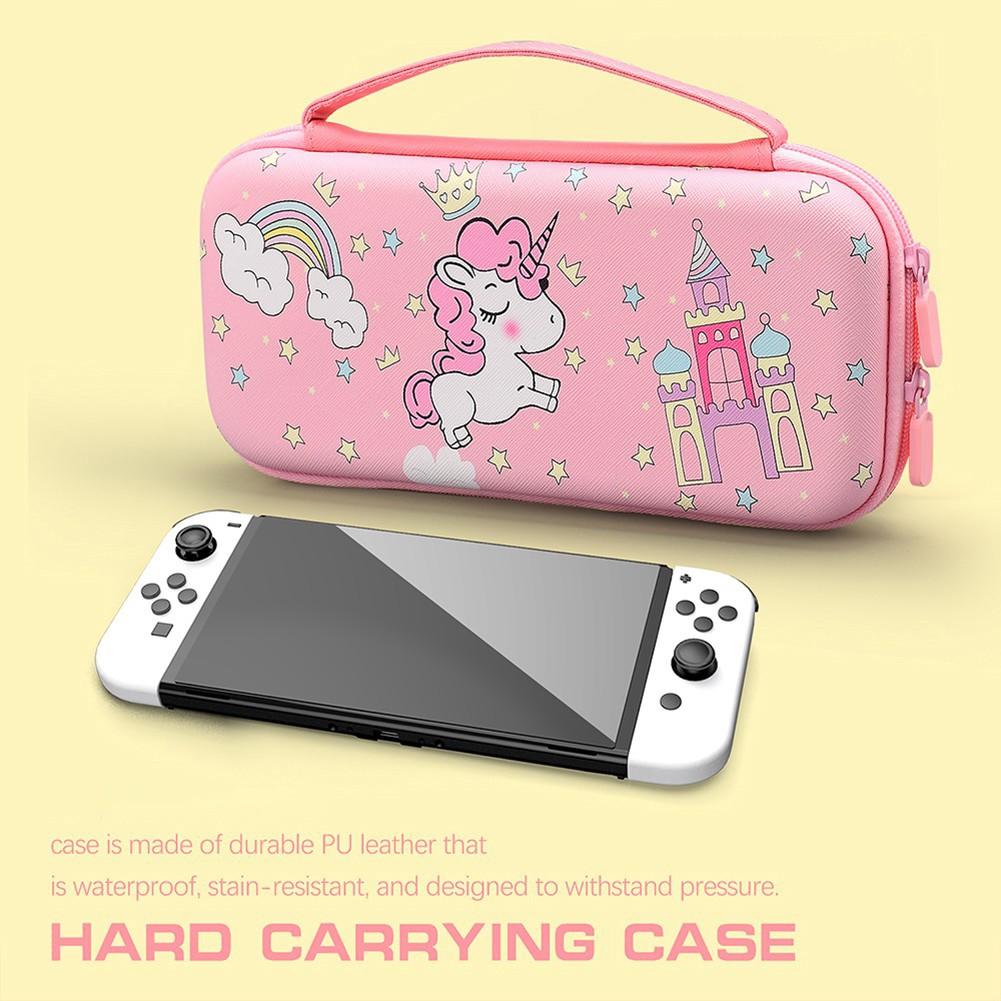 Чехол для Switch/Switch OLED/Switch Lite, портативная дорожная сумка для хранения Animal Crossing с 10 держателями игровых карт