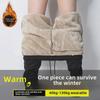 Men's Plush Lamb Fleece Winter Pants - Thick, Warm, and Cold-Resistant