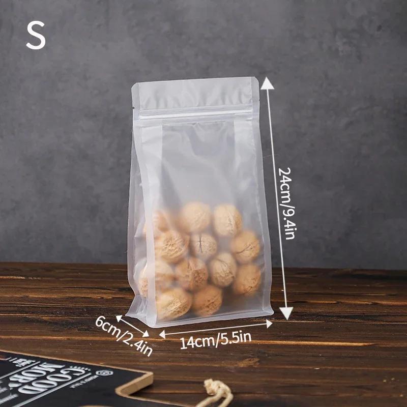 Ziplock Saran Wrap Plastic Bags Reusable PEVA Food Packaging Leakproof Fresh Shut Bags Stand Up Fresh Bag Kitchen Stoeage