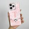 Чехол для Realme Note 50 RMX3834 Чехол Милый Панда Буквы Полное Покрытие Жидкий Силикон Чехол для Телефона Для Realme Note50 Чехол Fundas