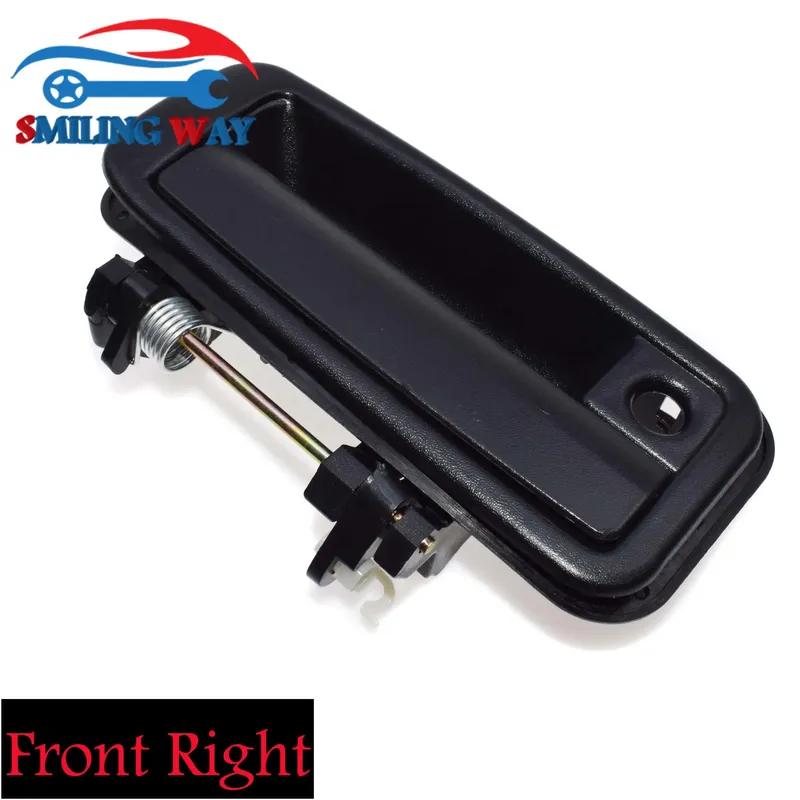 6 Pcs Black Outside Door Handle Front Rear Left Right & Door Locks For Toyota Corolla Geo Prizm 1.6L 1988 1989 1990 1991 1992