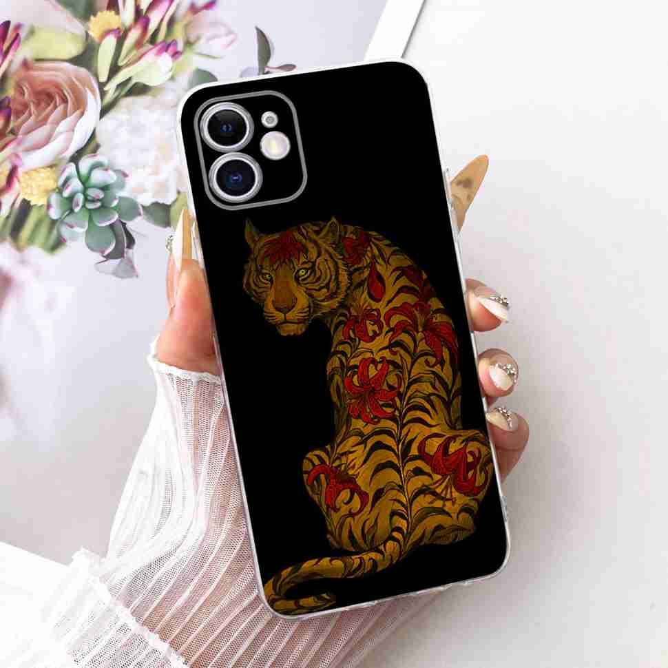 Чехол для iPhone 11 iPhone11 Милый Кот Дракон Цветок Чехол Мягкий Силикон Задняя Крышка Телефона Для Apple iPhone 11 Pro 11Pro Fundas