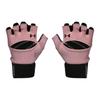 Under Armour Кожаные спортивные перчатки с логотипом бренда Женские Розовые 1369831-697