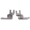 2pcs Right Compensating Top Stitch Presser Foot for Low Shank Sewing Machine