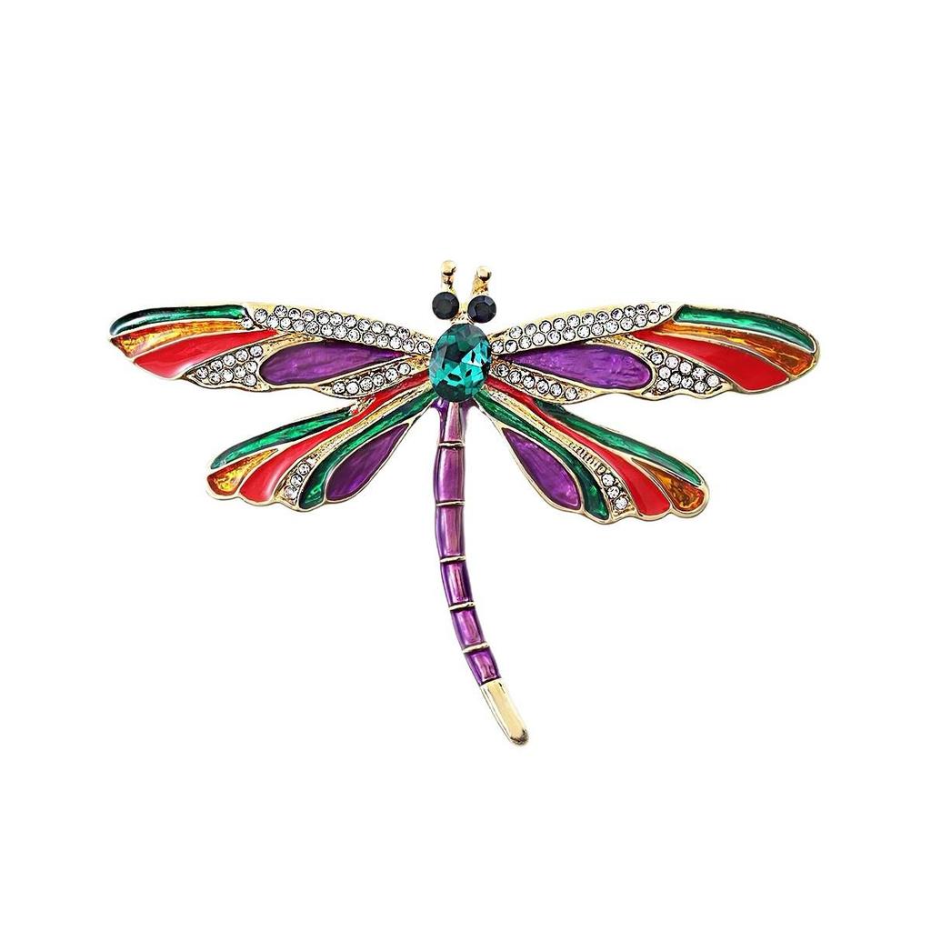 Элегантная китайская ретро эмалевая брошь Феникс и Бабочка для женщин