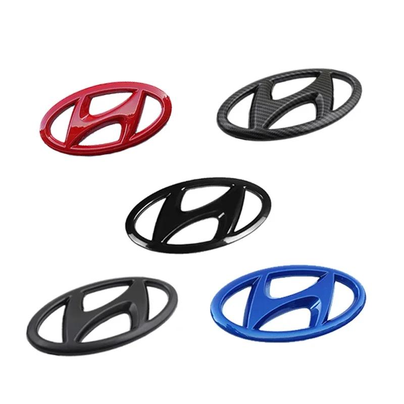 ABS Car Steering Wheel Cover Sticker for Hyundai Emblem IX35 Azera Sonata Mistra Elantra Tucson Lafesta Tiburon Genesis Badge RR66