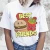 Best Friends T Shirt Harajuku Tshirt Women Korean Female For Top Graphic T Shirt Clothing Tees