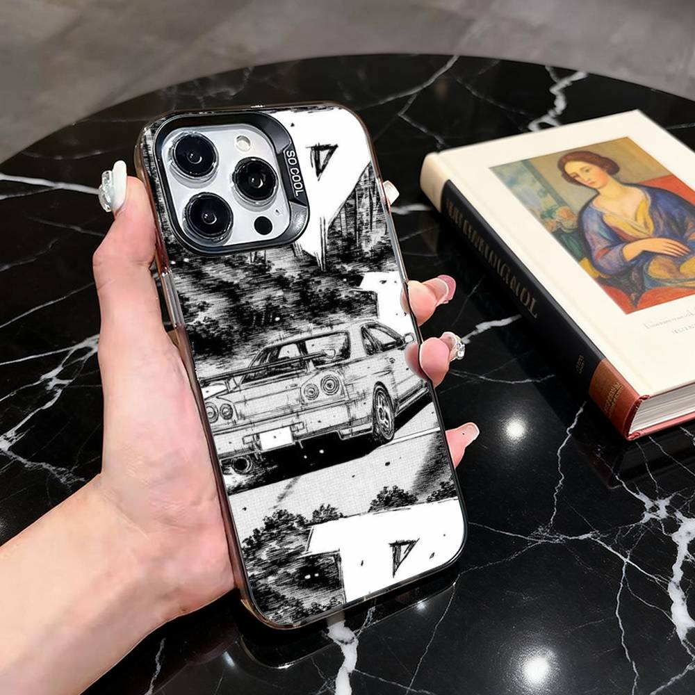 Чехол для телефона JDM Автомобиль Tokyo Drift Для iPhone 17,16,15,14,13,12,11 Plus,Pro Max,XS,Красочный Серебристый Чехол для телефона Funda Cover