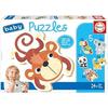 Wild Fauna Puzzles - Educa - Set of 5 Progressive Baby Puzzles - Animals - Child