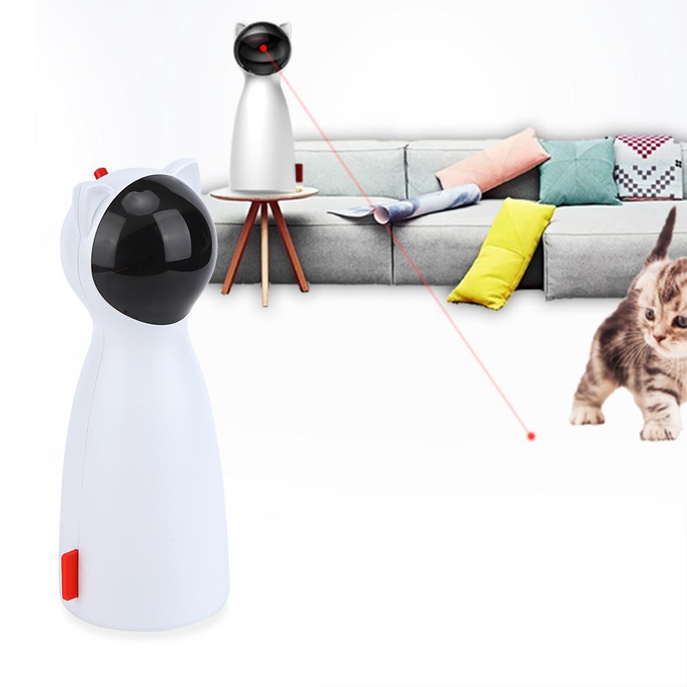 Pet Cat Teasing Toy Automatic Rotating Laser Dual Mode Funny Interactive Toys
