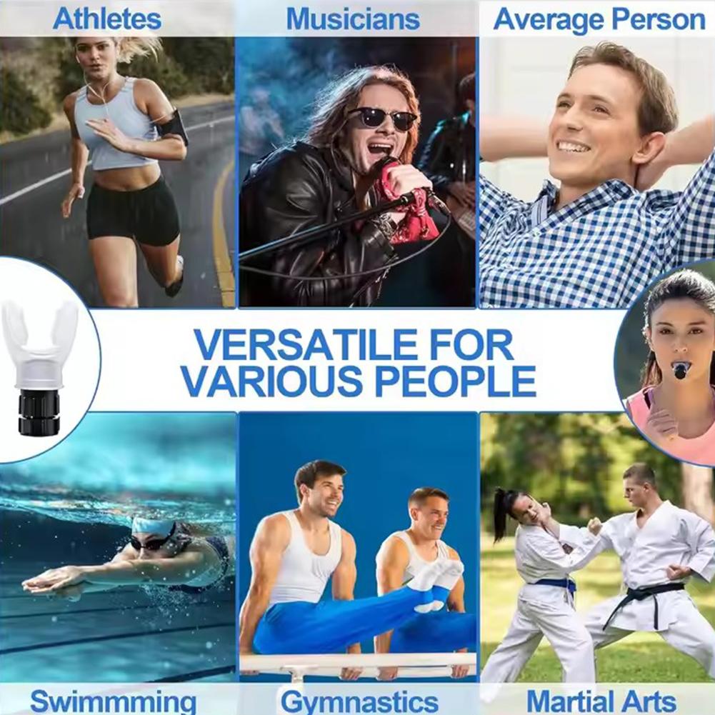 Breathing Trainer Lung Respirator Fitness Equipment Respiratory Silicone High Altitude Training Outdoor Expiratory Exercise Tool