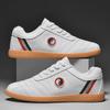 Men's Lightweight Non-Slip Tai Chi Shoes with Cowhide Sole, Leather Surface, Sizes 35-44