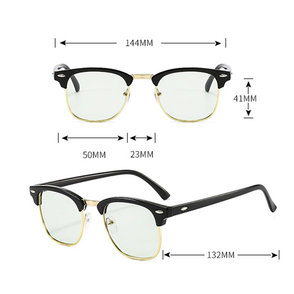 1pc Men Geometric Fashion Photochromic Glasses For School Life Daily Wlaking Clothing Accessories Casual Shades Accessories