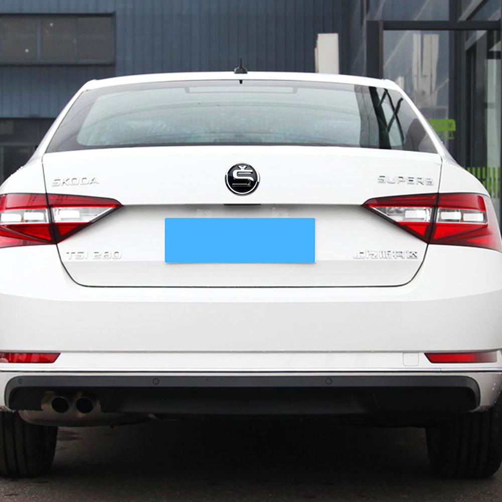 2025 Hot 8/9/10cm Emblem Car Front Hood Badge Rear Trunk Sticker for Skoda Octavia Rapid Fabia A7 Superb KAMIQ S Emblem Auto Acc