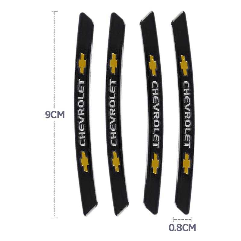 4pcs Aluminium Alloy Car Wheel Hub Stickers For Chevrolet Bolt Spark Tahoe Z71 Aveo Impala Lacetti Malibu Sail SS Cruze Sonic