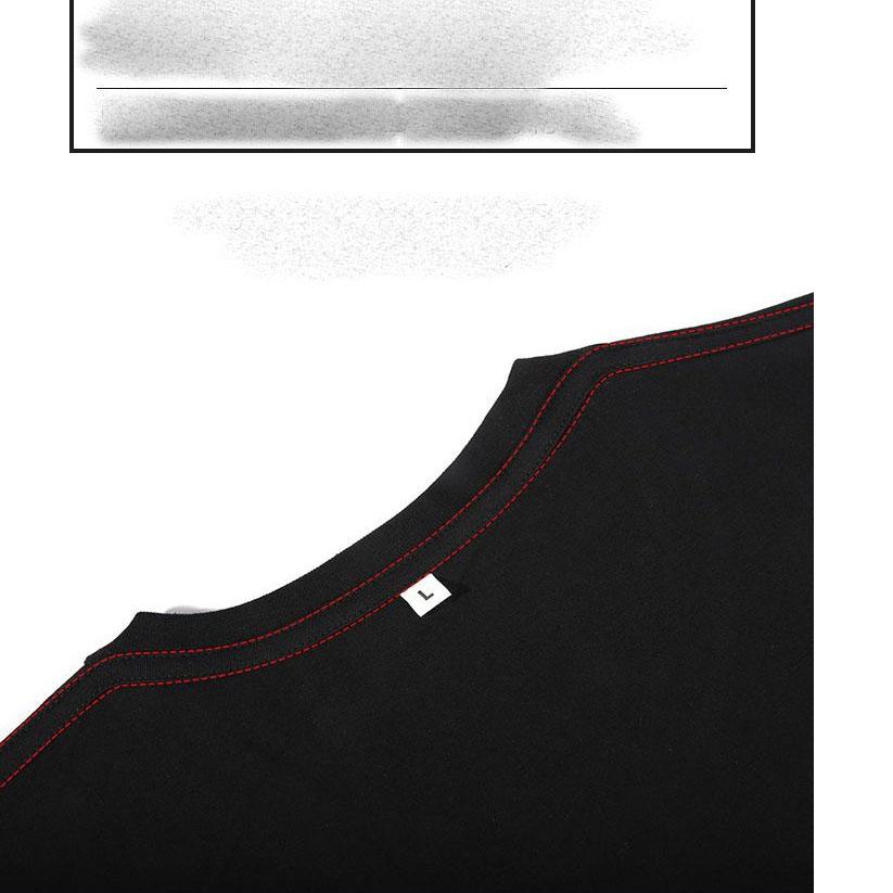 Short Sleeved T Shirt Men's Summer Trend Cotton Loose Top Youth T Shirt Men