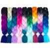 Ombre Synthetic Braiding Hair 88Color Available Crochet Hair Extensions Jumbo Braids Hairstyles
