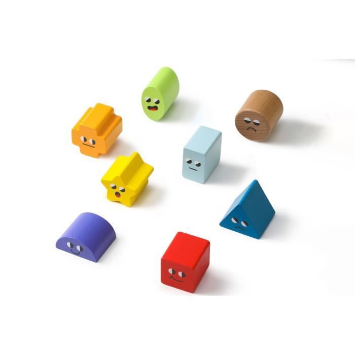 Wooden Shape Sorter Unicorn Elf - Early Learning Cube Toy for Children 1 To 3 Years Old