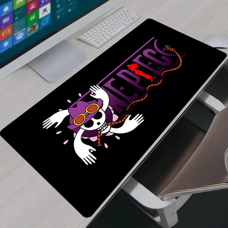 Mouse Pad Laptop Computer Accessories Anime One Piece Logo Keyboard Mouse Mat Game Large Mousepad Pc Gamer Cabinet Desk Mat