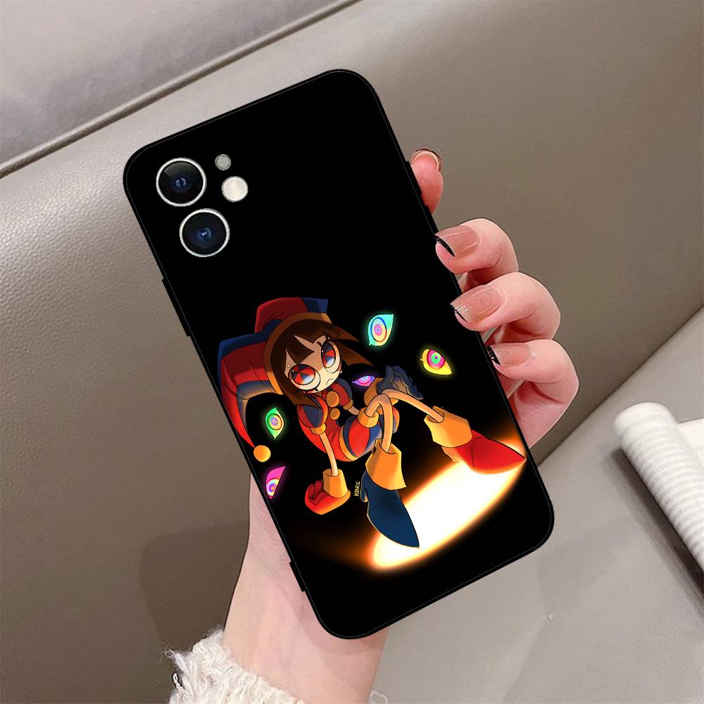 Удивительный G-Digital Чехол для телефона T-Circus Черный чехол для телефона для IPhone 17/16/15/13/14 Pro Max/ 11Plus/X/Xr/Xs Max 13mini