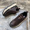 2025 New Men's Sports Shoes, Leather Casual Shoes, Men's Platform Running Shoes, Luxurious and Fashionable Men's Tennis Shoes