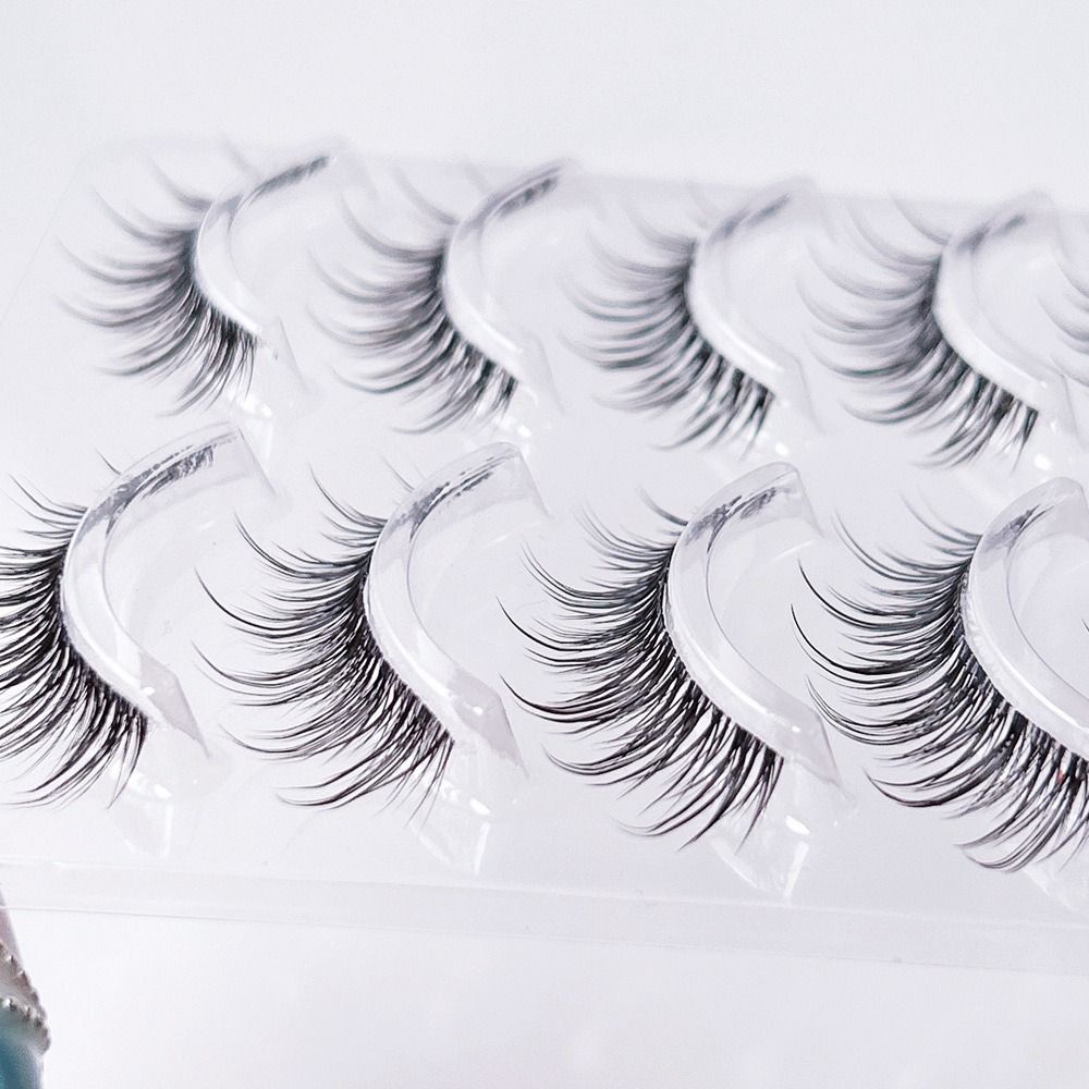 Thai Style Eye Lashes Soft Wispy Eye Makeup Tools 3D Mink False Eyelashes Eyelashes Extension