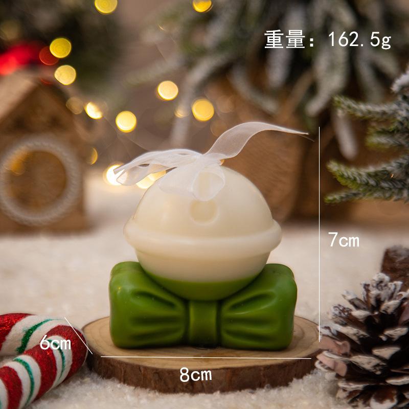 Deer Candle Decoration Eco-Friendly Santa Candle Decor Christmas Scented Candle Festive For Holiday Decoration Gift Giving Home