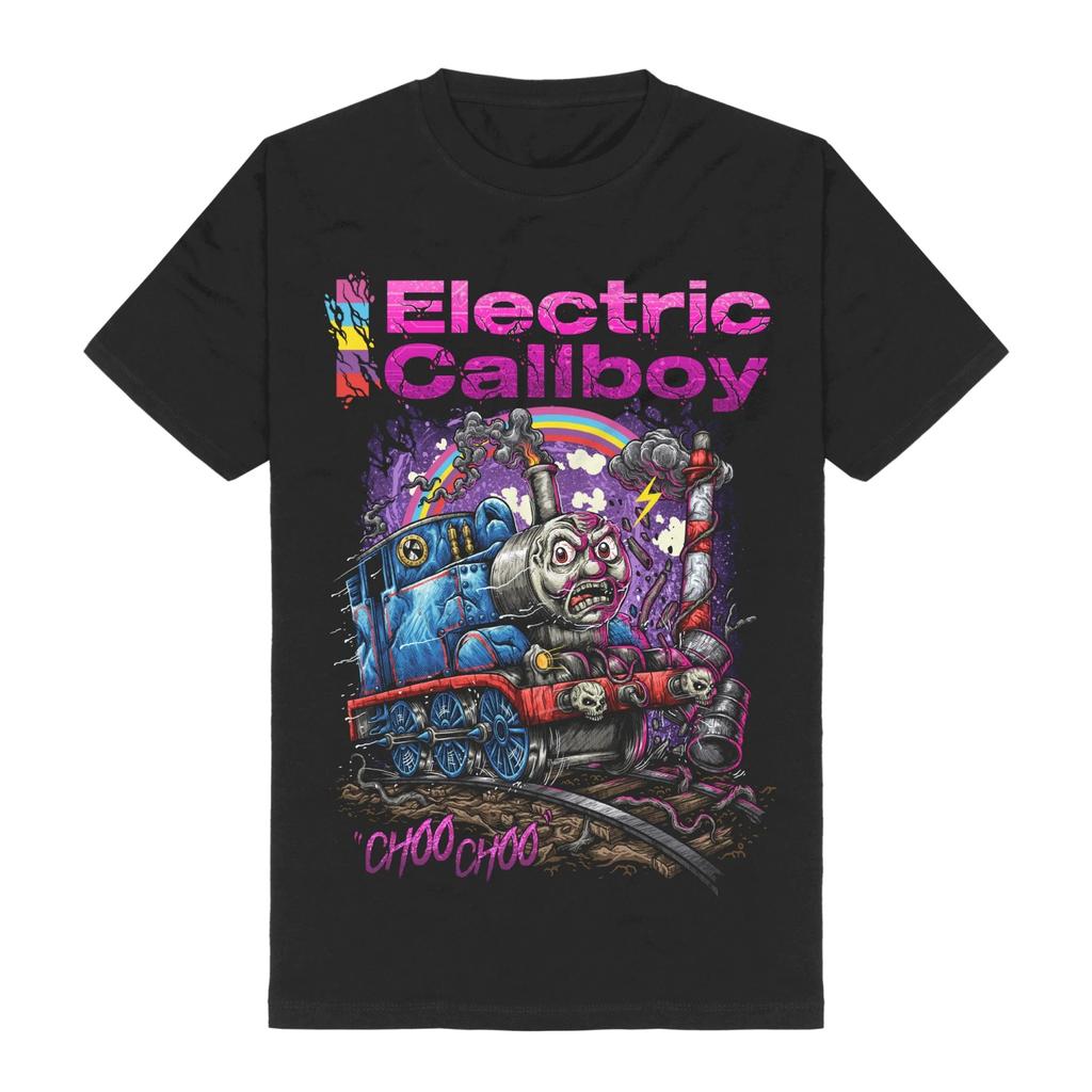 2025 Обычная рубашка Электрический Callboy Шлем Модный принт Топ Футболка Летний Новый Легкий и тонкий Мужчины Женщины Топы Короткие рукава