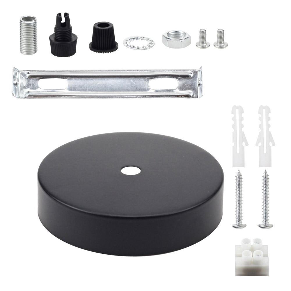 Подвесной светильник, круглый потолочный поднос, настенный светильник, металлическое основание светодиодного корпуса, комплект подноса с прямым краем, держатель для подвесной лампы, аксессуары