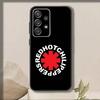 R-Red H-Hot Chili PeppersS RHCP Phone Case For Samsung S25,S24,S21,S22,S23,S30,Ultra,S20,Plus,Fe,Note,10,9,5G Black Cover