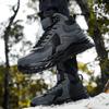 Зимние туфли на платформе TUINANLE для мужчин, плюшевые теплые уличные кроссовки, мужская нескользящая обувь на шнуровке для зимних видов спорта