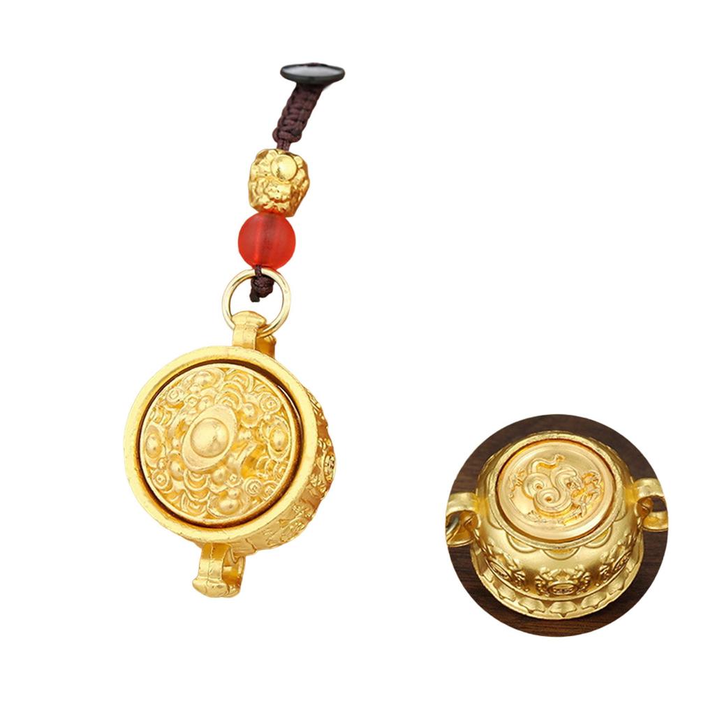 Подвеска-брелок с символом китайского зодиака, символизирующая удачу и богатство, изготовленная из прочного металла с изысканными деталями.