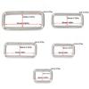 5PCS Metal Adjustable Rectangle Rings Buckles Garment Belt DIY Needlework Luggage Sewing Handmade Bag Purse Buttons