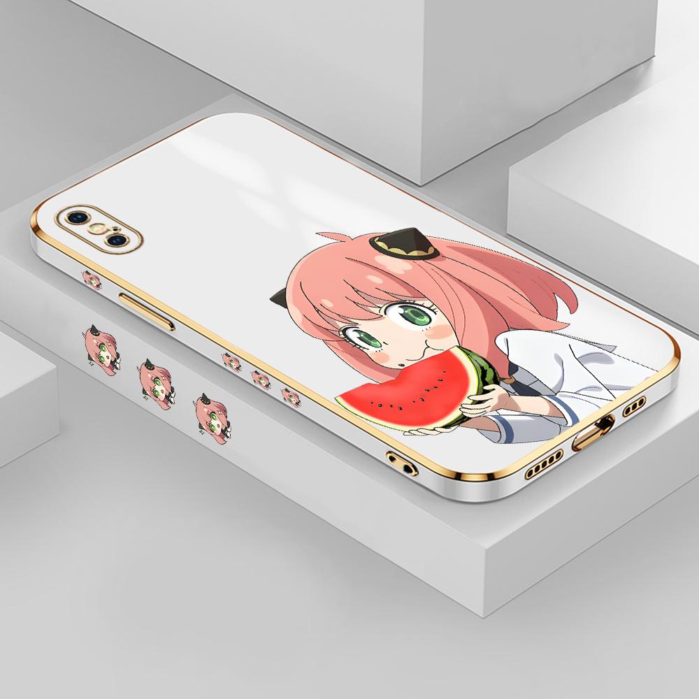 Чехол с милым узором «Аня» для iPhone 11, 12, 13, 14, 15 Pro Max, чехол для телефона Samsung Galaxy A51 A12 A32 A52 Xiaomi Redmi 10 10C