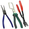 Coupler & Clip Pliers 3-Piece Set Coupling Tool Removal Tool Car Maintenance DIY