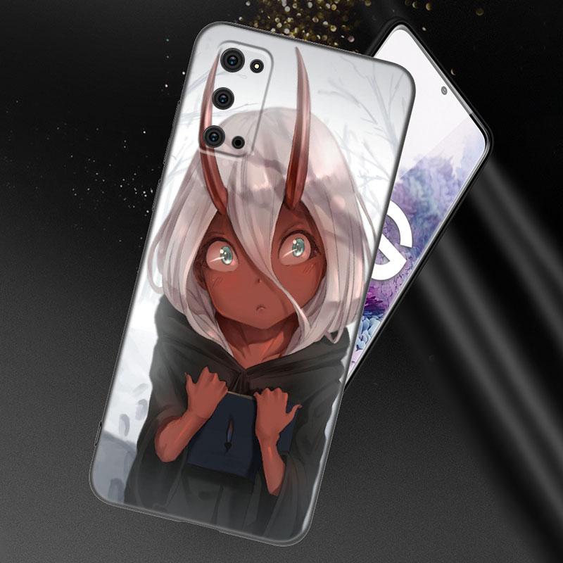 Аниме Зеро Два Милый Черный Силиконовый Чехол для Телефона для Samsung Galaxy S23 S21 S20 FE S24 S22 Ultra S10E S10 S9 S8 Plus