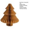 Honeycomb Paper Christmas Tree 3D Foldable Accordion Xmas Tree Winter Tabletop Centerpiece for Holiday