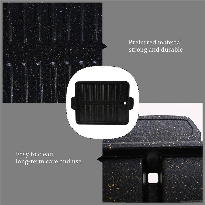 2025 Trend Portable Korean BBQ Grill Pan Non-Stick Grill Plate Butane Gas Stove Cooker Party Picnic Terrace Beach Barbecue Tray