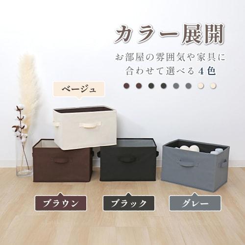 Astro Storage Boxes, Set of 2, Nonwoven Fabric, Perfect for Storage Boxes, Brown and Beige, 20L Capacity, Ideal for Clothes, Toys, Living Room Storage