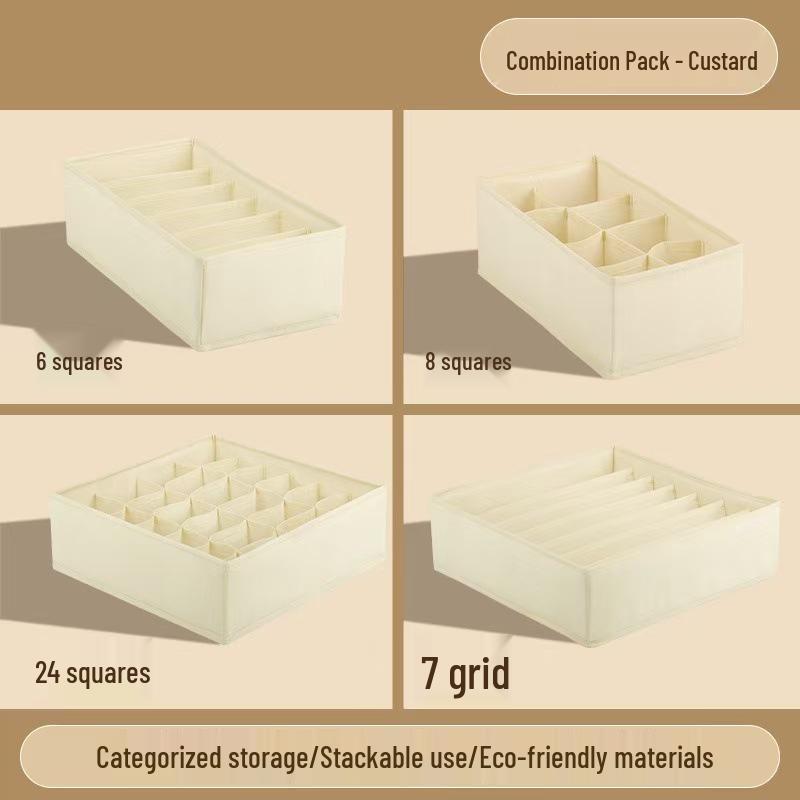 Складной ящик для хранения нижнего белья и носков с разделителями – Органайзер для ящика для бюстгальтеров и трусиков