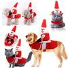 With Christmas Doll Winter And Autumn Dog Apparel Costumes Pet Clothes Santa Claus Pet Supplies