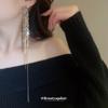 Серьги-подвески с колосками пшеницы Электроокрашенные Металлические Длинные Серьги-подвески Серьги с листьями пшеницы Элегантные Для официальных мероприятий Ежедневные