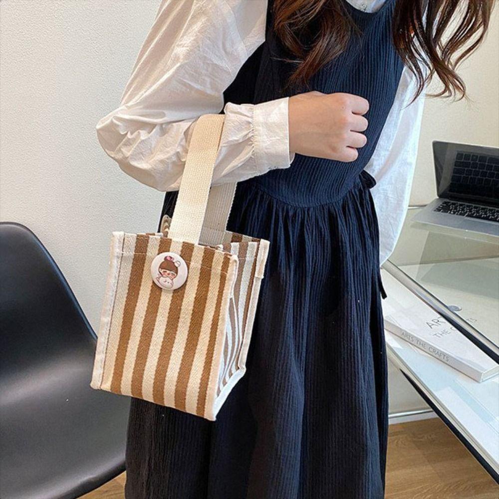 Cartoon Messenger Bag with Short Handle Lunch Bag Fashion Hand Bags Travel