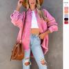 Women's Summer European & American Tassel Hole Loose Denim Jacket